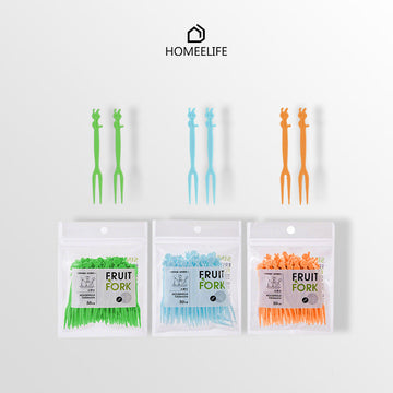 Disposable Plastic Fruit Fork