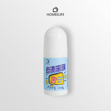 Clothes stain remover roll-on liquid